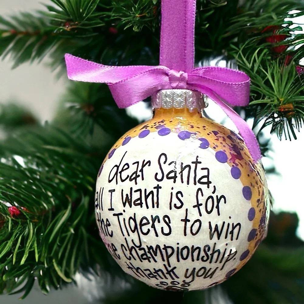 Handmade christmas ornament